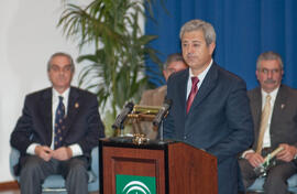 Entrega de distinciones por el Día de Andalucía. Escuela Técnica Superior de Ingeniería Informática. Febrero de 2007