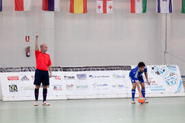 Partido Alemania contra Israel. 14º Campeonato del Mundo Universitario de Fútbol Sala 2014 (FUTSAL). Antequera. Julio de 2014