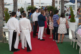 Cena de gala en el restaurante El Palmeral. Olimpiada Española de Economía, Fase Nacional. Puerto de Málaga Muelle 2 El Palmeral de las Sorpresas. Junio de 2015