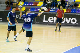 Partido Universidad de Málaga - Universidad de Suceava. Categoría masculina. Campeonato Europeo Universitario de Balonmano. Antequera. Julio de 2017