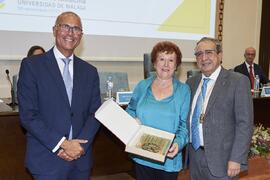 Reconocimiento a personal jubilado. Celebración del 50 Aniversario de la Facultad de Medicina de la Universidad de Málaga. Facultad de Medicina. Octubre de 2022