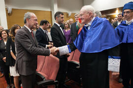 Investidura como Doctor "Honoris Causa" de Hans-Dieter Wienberg por la Facultad de Ciencias de la Universidad de Málaga. Rectorado. Mayo de 2016