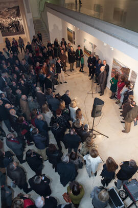 Inauguración de la exposición "Paisajes Andaluces", de Eugenio Chicano. Museo del Patrimonio Municipal. Diciembre de 2016