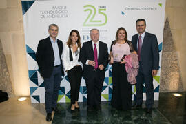 Momentos posteriores al acto del 25 Aniversario del Parque Tecnológico de Andalucía. Palacio de Ferias y Congresos de Málaga. Noviembre de 2017