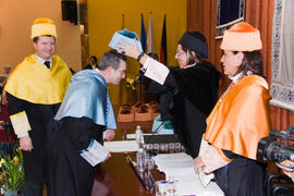 Investidura de nuevos doctores por la Universidad de Málaga. Paraninfo. Diciembre de 2009