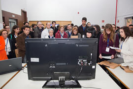 Congreso de deporte del 5º Congreso Internacional de actividad físico-deportiva para mayores de la Universidad de Málaga en la E.T.S.I . Marzo de 2013