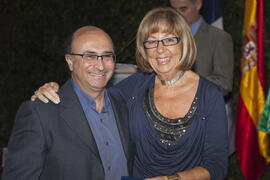 Cena de gala con motivo al homenaje para los jubilados y personal que cumple 25 años de servicio en la Universidad de Málaga. Jardín Botánico. Junio de 2010