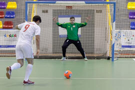 Partido Irán contra Bielorrusia. 14º Campeonato del Mundo Universitario de Fútbol Sala 2014 (FUTSAL). Antequera. Julio de 2014