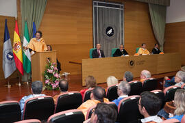 Investidura como Doctor "Honoris Causa" de Manuel Molina Lozano por la Facultad de Turismo de la Universidad de Málaga. Rectorado. Abril 2016