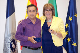 Homenaje al personal que cumple 25 años al servicio de la Universidad de Málaga y personal jubilado. Paraninfo. Julio de 2014