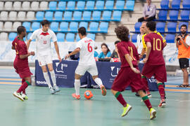 Partido Portugal contra Irán. 14º Campeonato del Mundo Universitario de Fútbol Sala 2014 (FUTSAL). Antequera. Julio de 2014