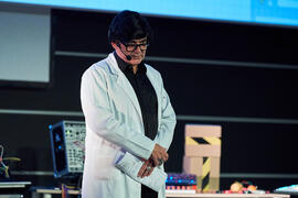 José Corbacho en la gala de inauguración de la 31ª edición de Fancine de la Universidad de Málaga. Cine Albéniz. Noviembre de 2021