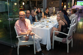 Cena Homenaje a profesores y PAS jubilados de la Facultad de Económicas. Restaurante El Palmeral. Septiembre de 2015