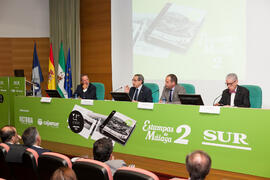 Presentación del coleccionable de Diario Sur "Estampas de Málaga 2". Edificio del Rectorado. Septiembre de 2016