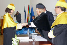 Investidura de nuevos doctores por la Universidad de Málaga. Paraninfo. Febrero de 2012