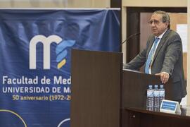 Discurso de José Ángel Narváez. 50 Aniversario de la Facultad de Medicina de la Universidad de Málaga. Facultad de Medicina. Octubre de 2022