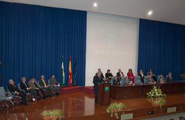 Entrega de distinciones por el Día de Andalucía. Escuela Técnica Superior de Ingeniería Informática. Febrero de 2007