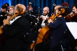 Concierto de Bandas Sonoras de la 30 edición de Fancine de la Universidad de Málaga. Auditorio de la Escuela Técnica de Ingeniería de Telecomunicaciones e Informática. Noviembre de 2020