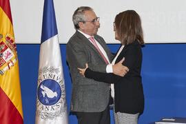 Toma de posesión de Silvia García Mayor como profesora titular del Área de Enfermería de la Universidad de Málaga. Toma de posesión de nuevos catedráticos y profesores titulares de la Universidad de Málaga. Paraninfo. Noviembre de 2023