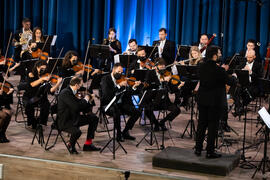 Concierto de Bandas Sonoras de la 30 edición de Fancine de la Universidad de Málaga. Auditorio de la Escuela Técnica de Ingeniería de Telecomunicaciones e Informática. Noviembre de 2020