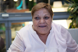 Retrato. Cena Homenaje a profesores y PAS jubilados de la Facultad de Económicas. Restaurante El Palmeral. Septiembre de 2015