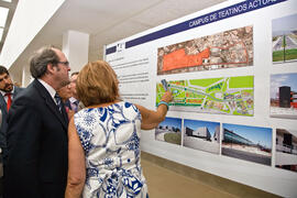 Visita oficial del Ministro Ángel Gabilondo a la Universidad de Málaga. Julio de 2009