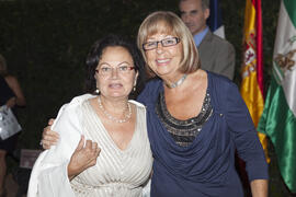 Cena de gala con motivo al homenaje para los jubilados y personal que cumple 25 años de servicio en la Universidad de Málaga. Jardín Botánico. Junio de 2010