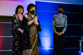 Tecla Lumbreras. Gala de Clausura de la 30 edición de Fancine de la Universidad de Málaga. Cine Albéniz. Noviembre de 2020