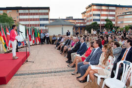 Acto de bienvenida a los alumnos Erasmus de la Universidad de Málaga. Jardín Botánico. Octubre de 2013