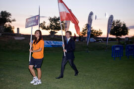 Equipo de Austria. Inauguración del Campeonato Mundial Universitario de Golf. Antequera Golf. Junio de 2010