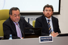 Intervención de Carlos Hernando Forero Robayo. Tercera sesión del X Pleno del Consejo Universitario Iberoamericano (CUIB) en la Universidad de Málaga. Rectorado. Marzo de 2012