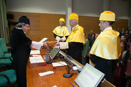 Investidura como Doctor "Honoris Causa" de Edmund Neugebauer por la Facultad de Medicina de la Universidad de Málaga. Edificio del Rectorado. Noviembre de 2016