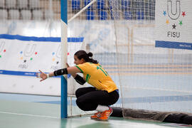 Partido Brasil contra Portugal. 14º Campeonato del Mundo Universitario de Fútbol Sala 2014 (FUTSAL). Antequera. Julio de 2014