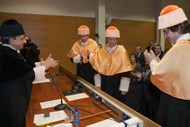 Investidura como Doctor "Honoris Causa" de Manuel Molina Lozano por la Facultad de Turismo de la Universidad de Málaga. Rectorado. Abril 2016