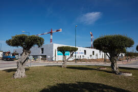 Obras del nuevo Pabellón de Gobierno. Campus de Teatinos. Abril de 2021