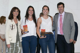 Entrega de títulos del Trofeo Rector. Gala del Deporte Universitario 2018. Escuela Técnica Superior de Ingeniería de Telecomunicaciones. Junio de 2018