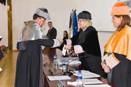 Investidura de nuevos doctores por la Universidad de Málaga. Paraninfo. Enero de 2011