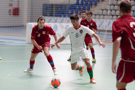 Partido Portugal contra República Checa. 14º Campeonato del Mundo Universitario de Fútbol Sala 2014 (FUTSAL). Antequera. Julio de 2014