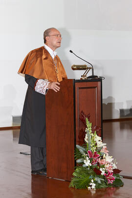 Francisco de la Torre. Acto Conmemorativo de los 40 años de la Universidad de Málaga. Escuela Técnica Superior de Ingeniería Informática. Diciembre de 2012