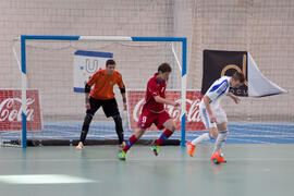 Partido Eslovaquia contra República Checa. 14º Campeonato del Mundo Universitario de Fútbol Sala 2014 (FUTSAL). Antequera. Julio de 2014