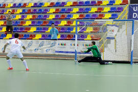 Partido Irán contra Bielorrusia. 14º Campeonato del Mundo Universitario de Fútbol Sala 2014 (FUTSAL). Antequera. Julio de 2014