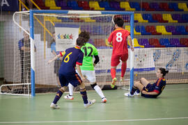 Partido España contra China. 14º Campeonato del Mundo Universitario de Fútbol Sala 2014 (FUTSAL). Antequera. Julio de 2014