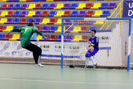 Partido Irán contra Bielorrusia. 14º Campeonato del Mundo Universitario de Fútbol Sala 2014 (FUTSAL). Antequera. Julio de 2014