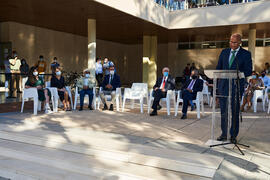 Discurso de José Pablo Lara. Homenaje a los sanitarios en la Facultad de Medicina de la Universidad de Málaga. Campus de Teatinos. Octubre de 2021