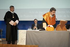 Toma de posesión de Antonio José Morales Siles como nuevo Vicerrector de Investigación y Divulgación Científica de la Universidad de Málaga. Paraninfo. Marzo de 2024