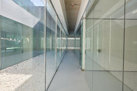 Interiores de la nueva Facultad de Psicología. Campus de Teatinos. Mayo de 2021
