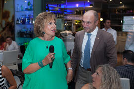 Cena Homenaje a profesores y PAS jubilados de la Facultad de Económicas. Restaurante El Palmeral. Septiembre de 2015