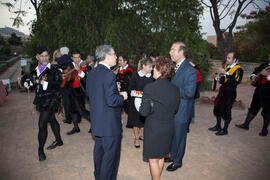 Cena de gala con motivo al homenaje para los jubilados y personal que cumple 25 años de servicio en la Universidad de Málaga. Jardín Botánico. Junio de 2009