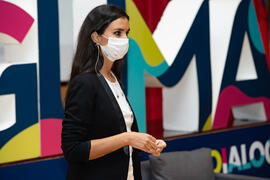 Teresa Lozano. "Dialogando" con Towanda Rebels. Facultad de Derecho. Octubre de 2020