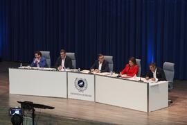 Debate electoral entre los candidatos a Rector de la Universidad de Málaga. Escuela Técnica Superior de Ingeniería Informática y Telecomunicaciones. Noviembre de 2023